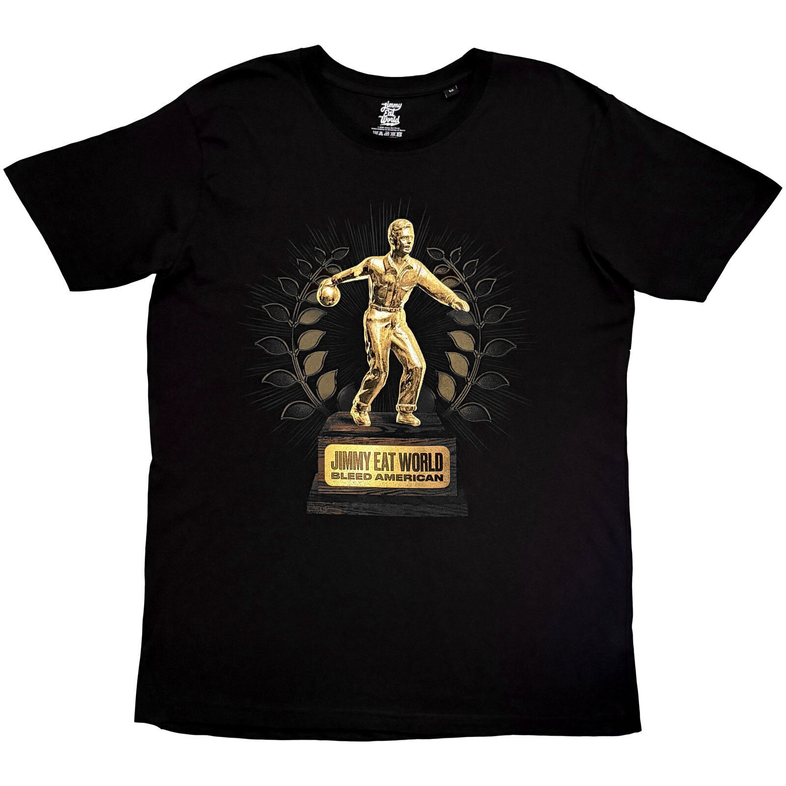 T-särk Jimmy Eat World Bleed American (Back Print) Black M T-särk