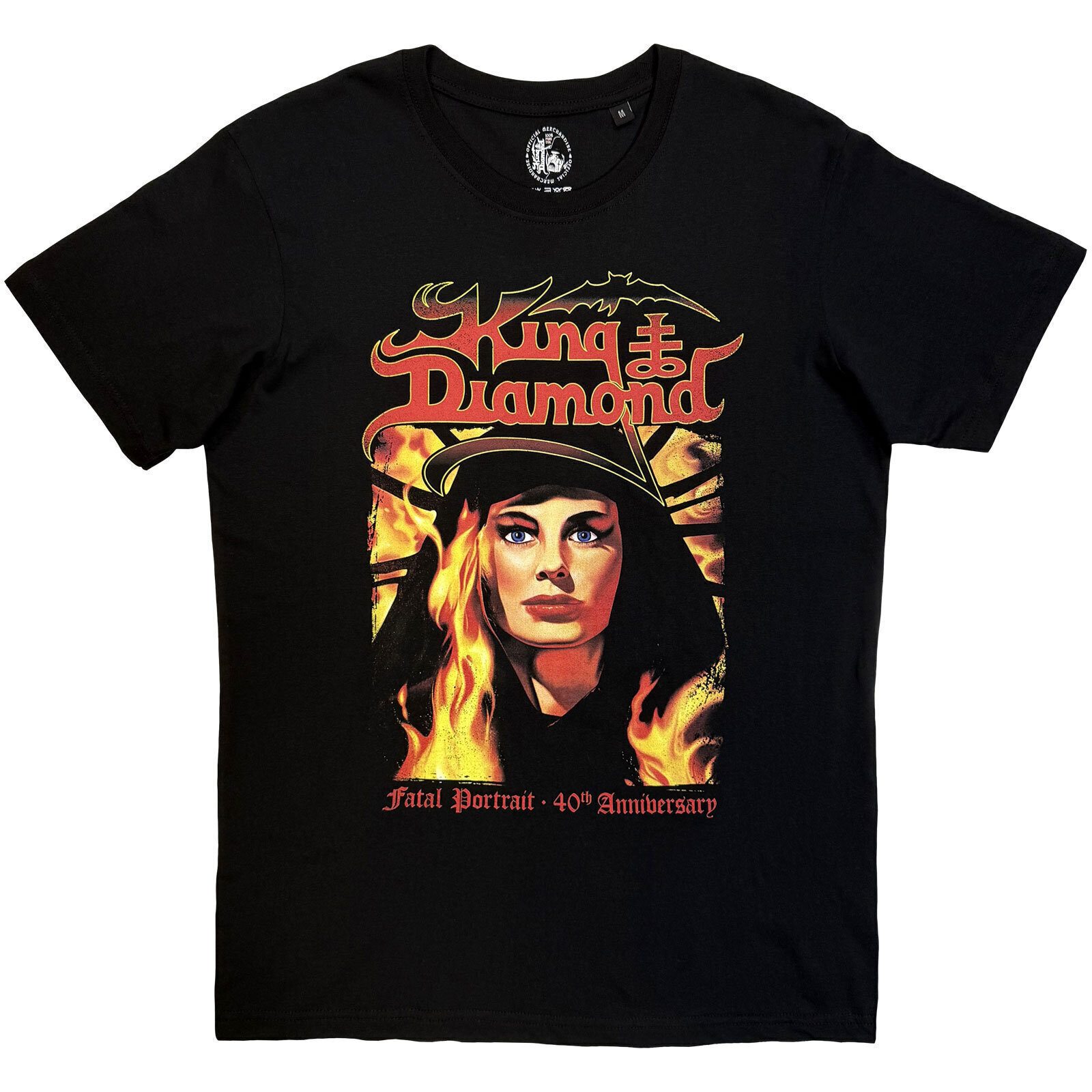 T-särk King Diamond Fatal Portrait (Back Print) Black XL T-särk