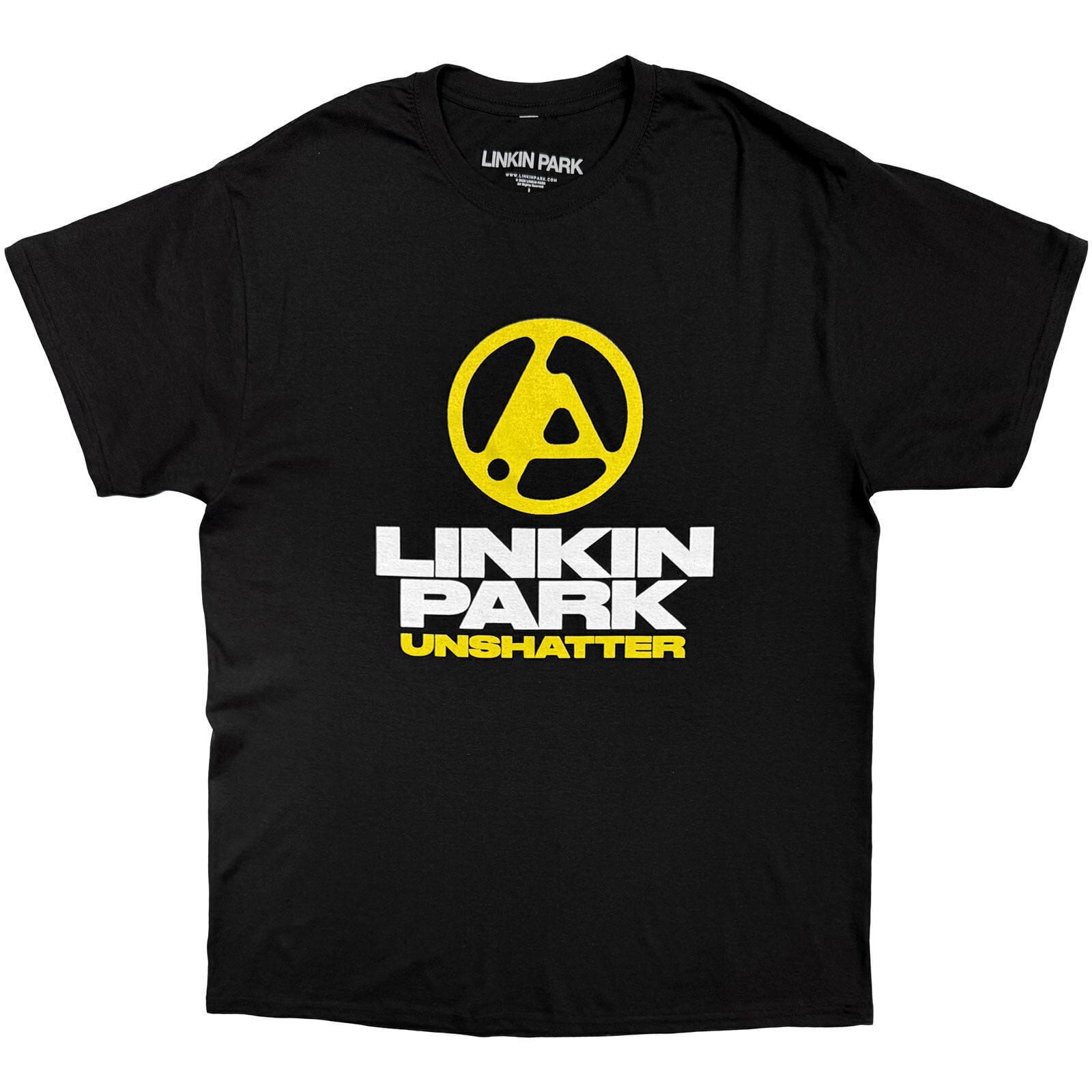 Сорочка Linkin Park Unshatter Tracklist (Back Print) Black 2XL Сорочка