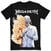 Košulja Megadeth White Album Vic Flame (Back Print) Black S Košulja