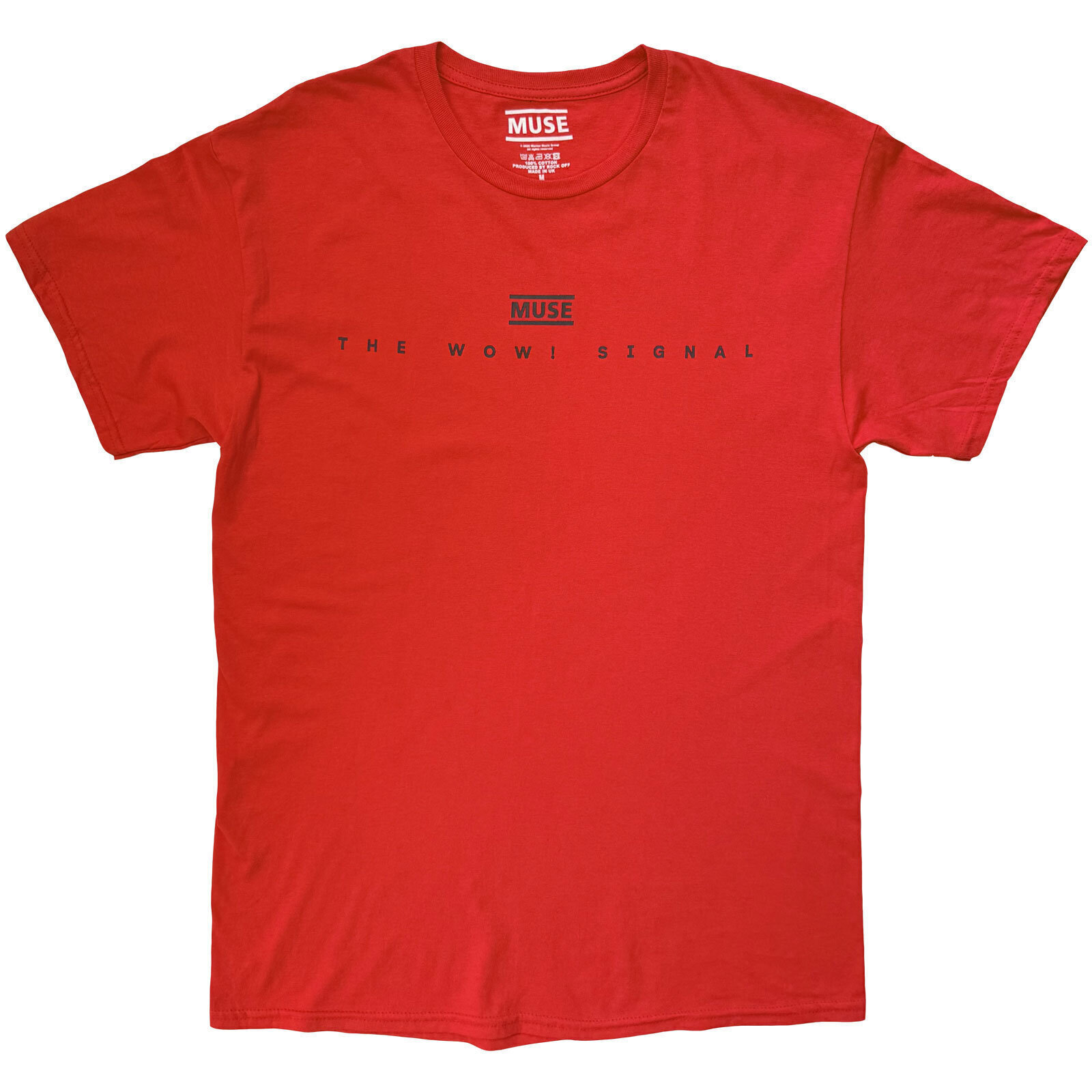 Skjorta Muse The Wow Signal (Back Print) Red XL Skjorta