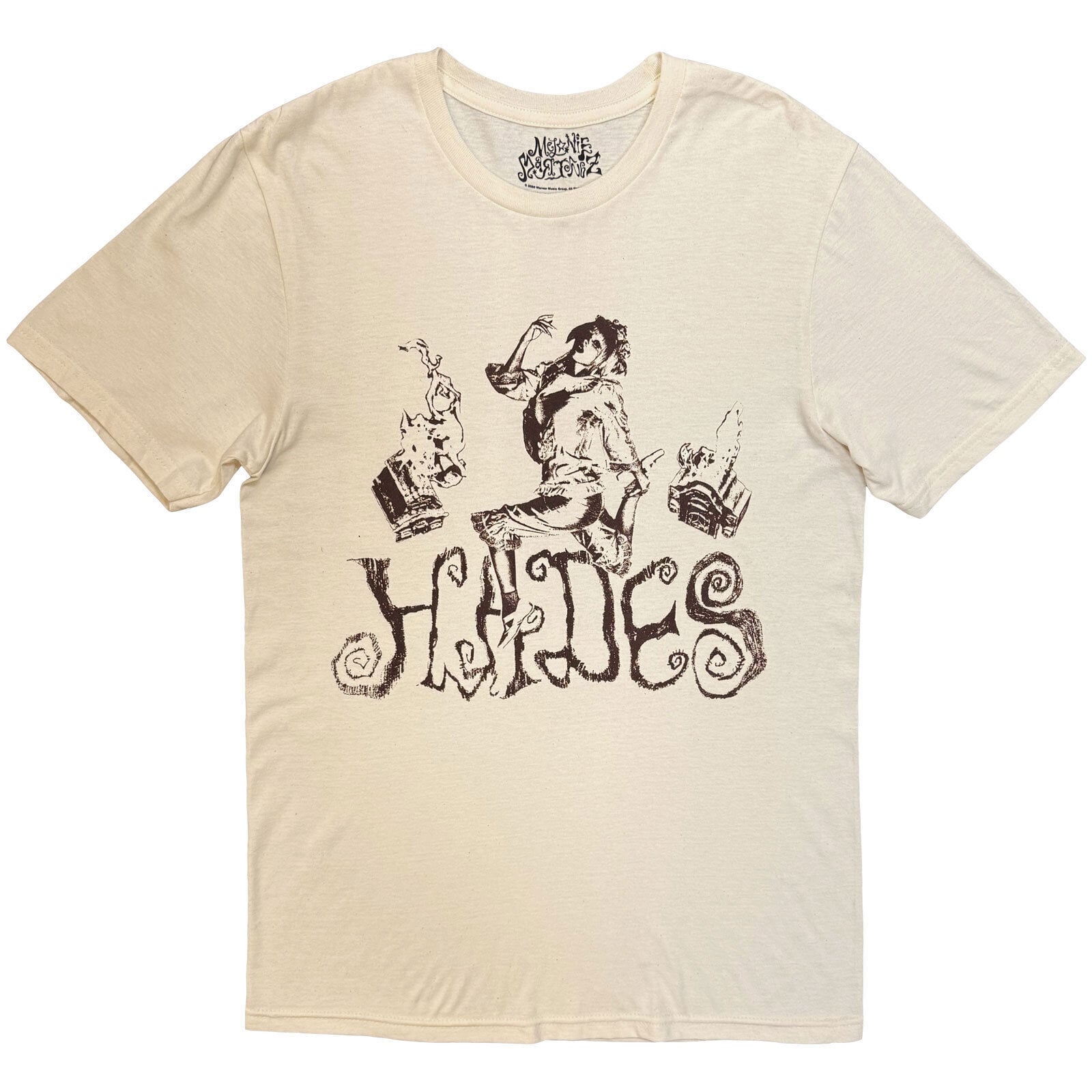 Tricou Melanie Martinez Hades Jumping (Back Print) Natural 2XL Tricou