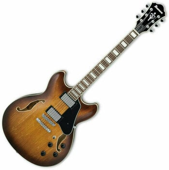Semi-akoestische gitaar Ibanez AS73-TBC Tabacco Brown - 1