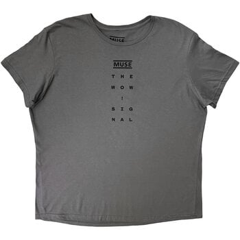 T-särk Muse Logo and Signal (Back Print) Grey 2XL T-särk - 1