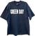 T-krekls Green Day American Idiot Grenade (Back Print) Navy Blue S T-krekls