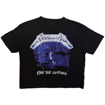 T-Shirt Metallica Ride The Lightning (Back Print) Black M Ladies T-Shirt - 1