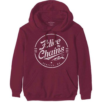 Kapuco Alice In Chains Circle Emblem Maroon Red XS Kapuco - 1