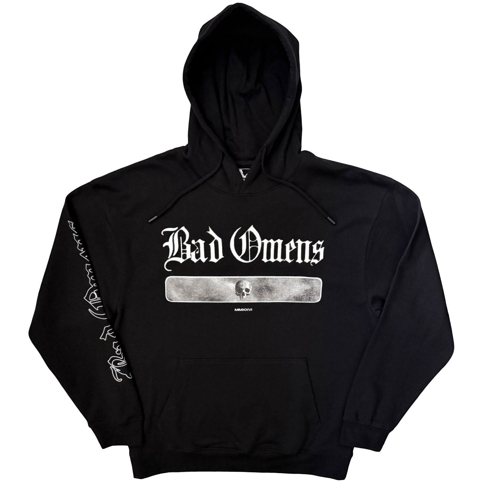Hoodie Bad Omens Passing Ghosts (Sleeve Print) Black 2XL Hoodie