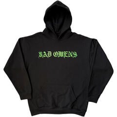 Kapuco Bad Omens Green Angel (Back Print) Black XL Kapuco