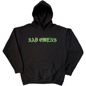 Kapuco Bad Omens Green Angel (Back Print) Black 2XL Kapuco - 1