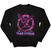 Толстовка з капюшоном Black Sabbath Neon Pink Henry (Oversized) Black XL Толстовка з капюшоном