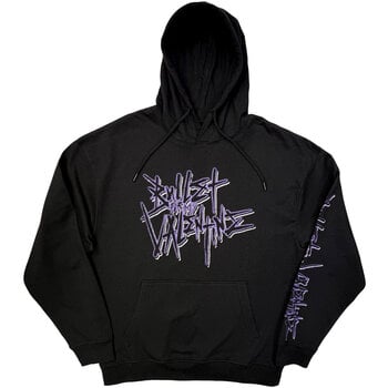 Capuchon Bullet For My Valentine Purple Logo (Sleeve Print) Black L Capuchon - 1