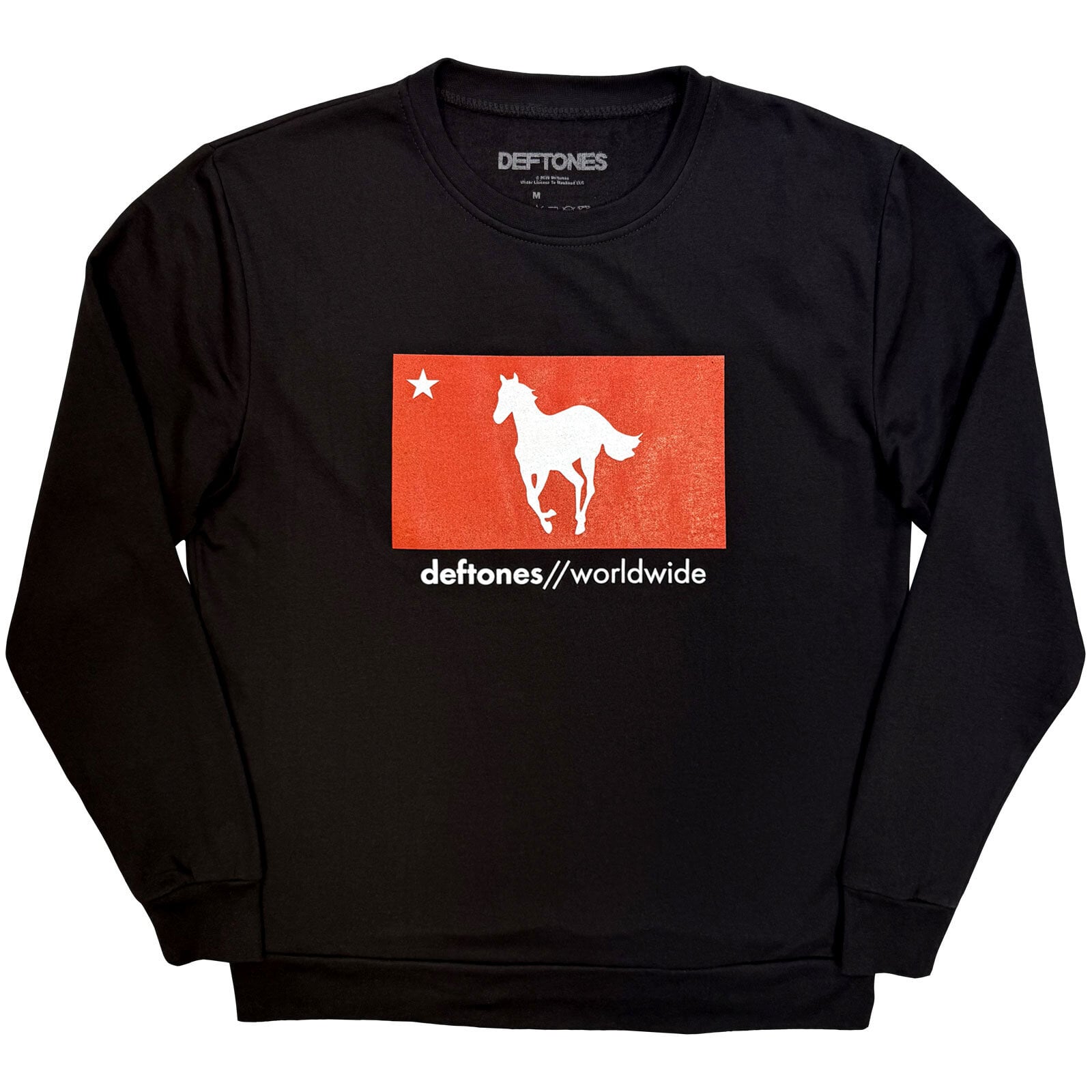 Mikina Deftones Star & Pony Black L Mikina