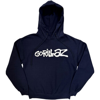 Hoodie Gorillaz Cracker Island (Back Print) Navy Blue 2XL Hoodie - 1