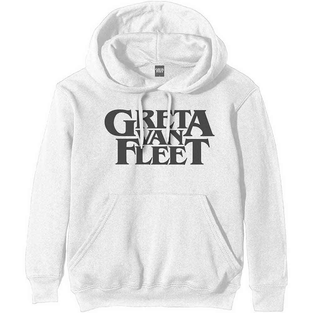 Capuchon Greta Van Fleet Logo White L Capuchon