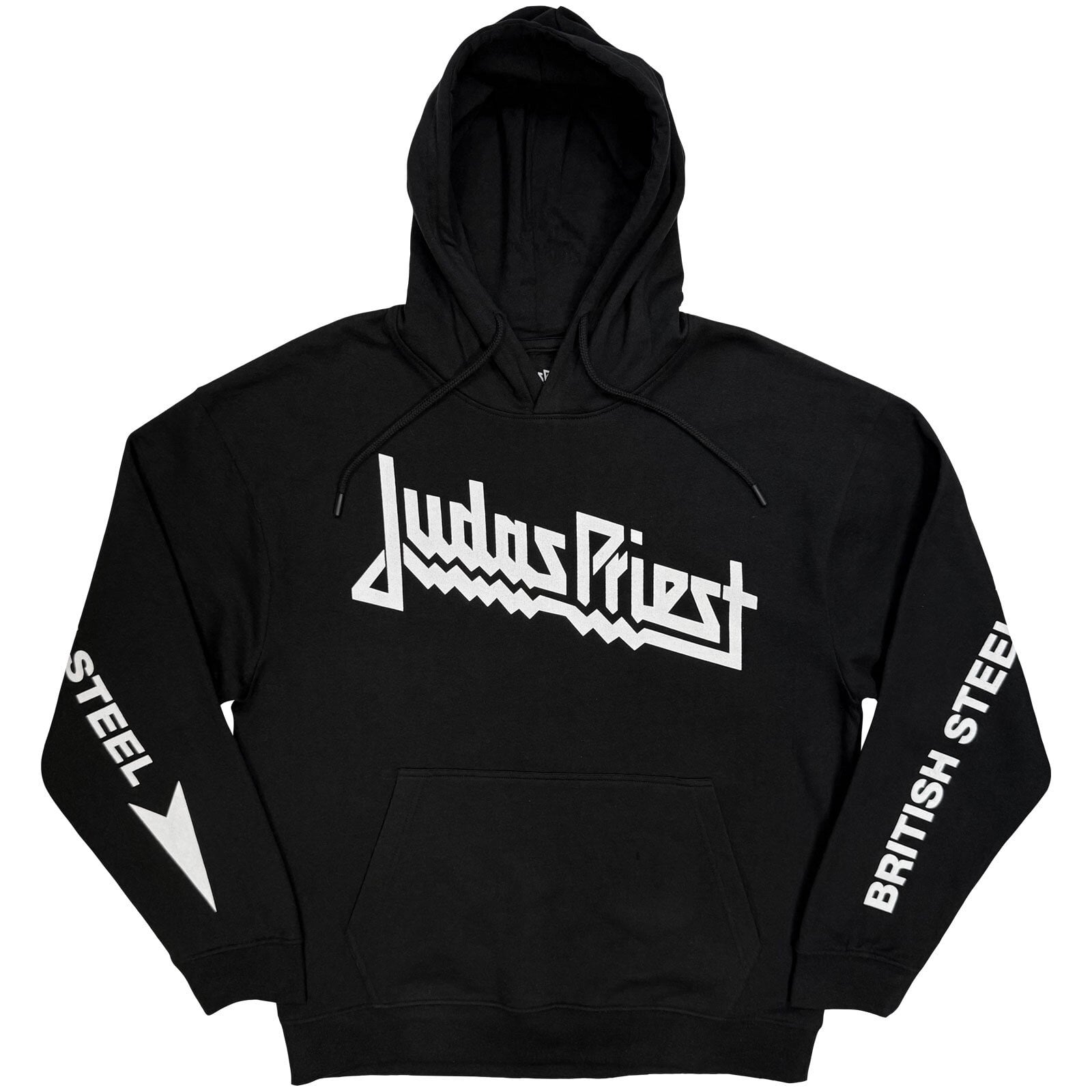 Kapuco Judas Priest British Steel (Back & Sleeve Print) Black S Kapuco