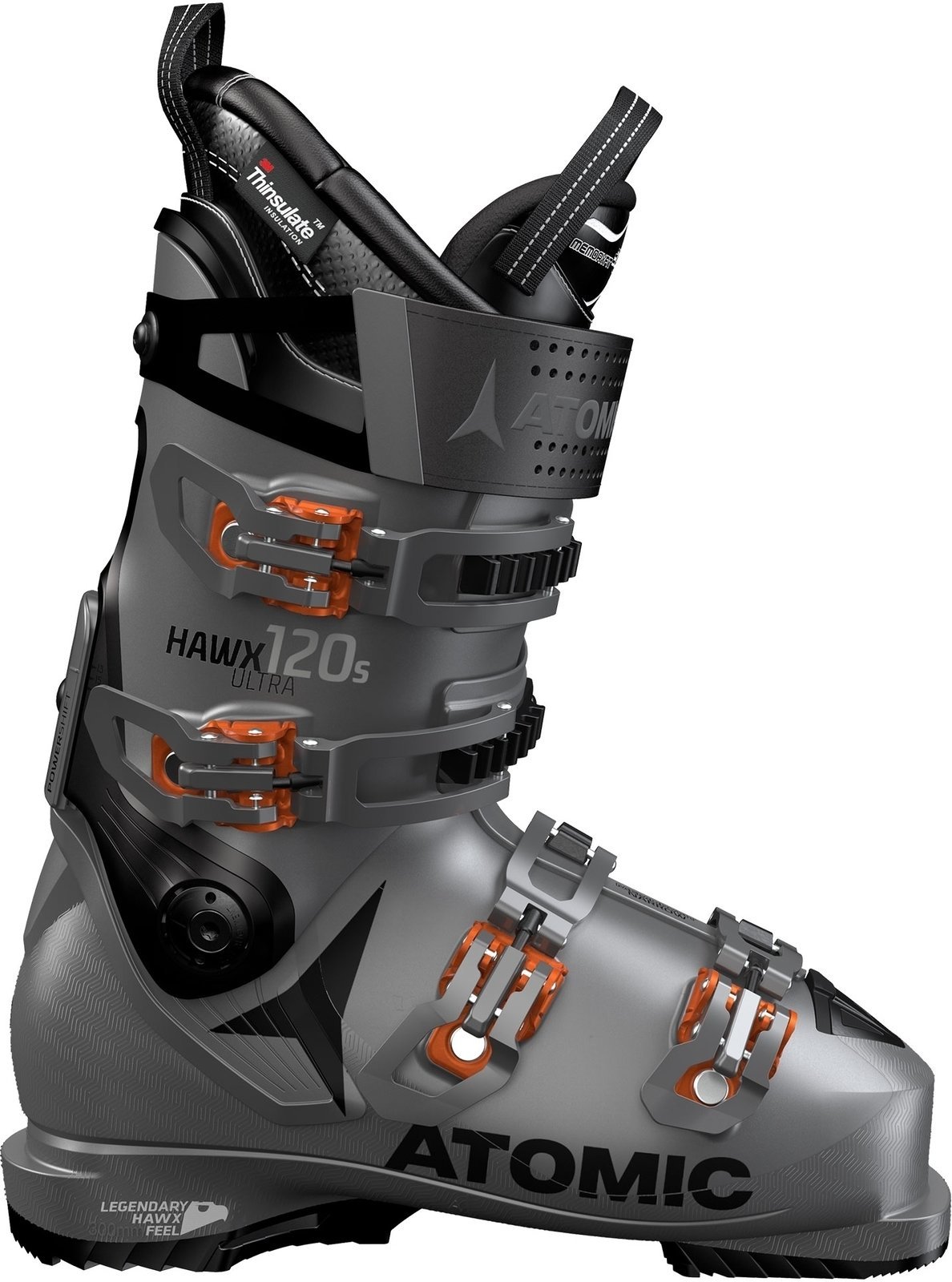 Обувки за ски спускане Atomic Hawx Ultra Anthracite/Black/Orange 28/28,5 Обувки за ски спускане