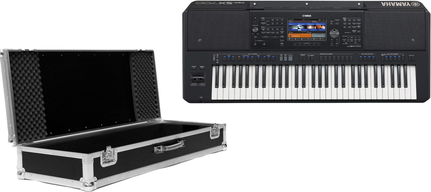 Keyboard profesjonaly Yamaha PSR-SX700 SET with Case