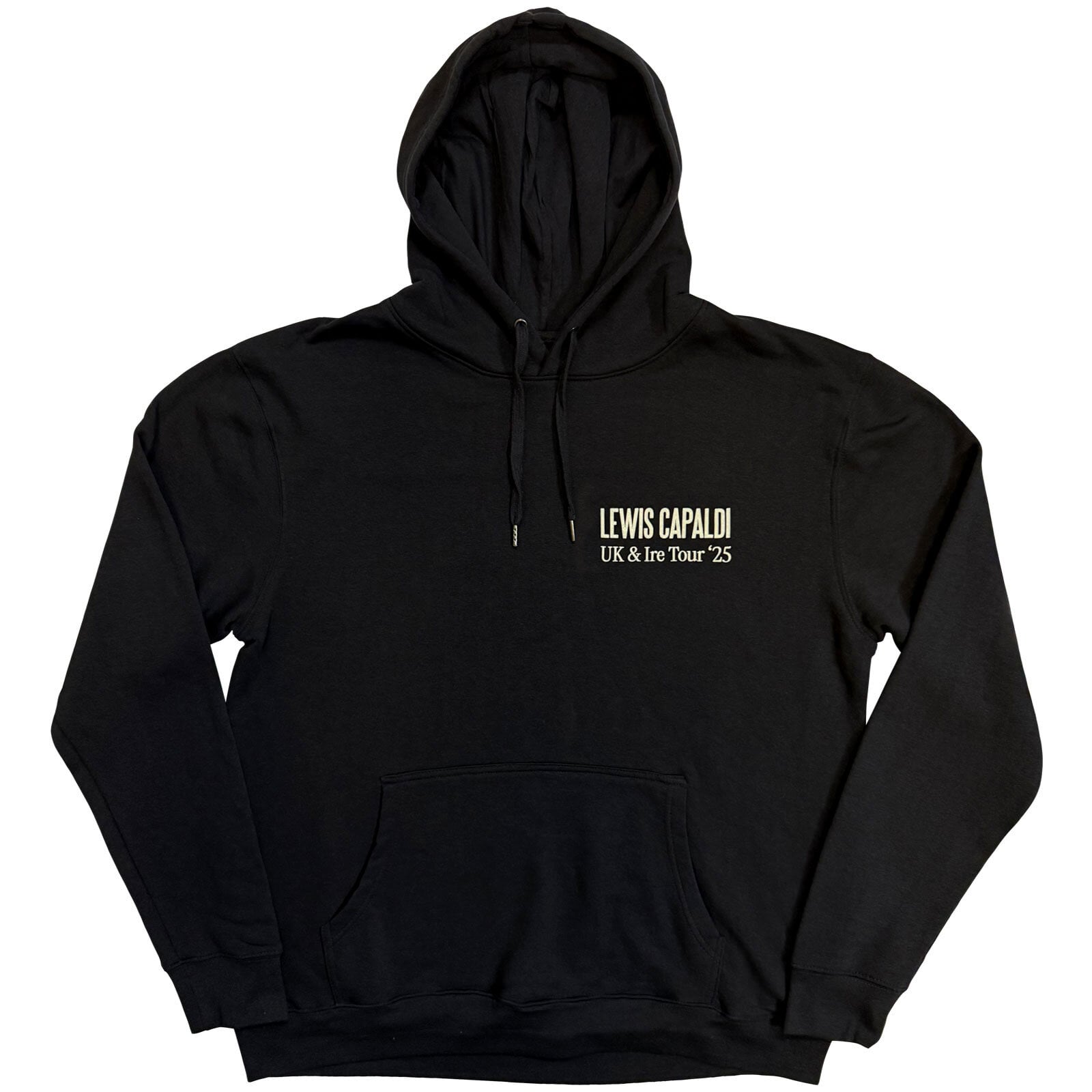 Kapuco Lewis Capaldi Flowers UK Tour '25 (Back Print, Ex-Tour) Black M Kapuco