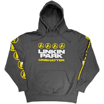 Kapuco Linkin Park Unshatter (Back Print & Sleeve Print) Charcoal Grey 2XL Kapuco - 1