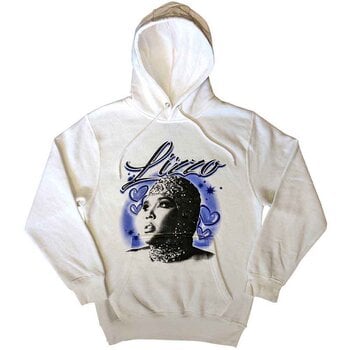 Hoodie Lizzo Special Hearts Airbrush White L Hoodie - 1