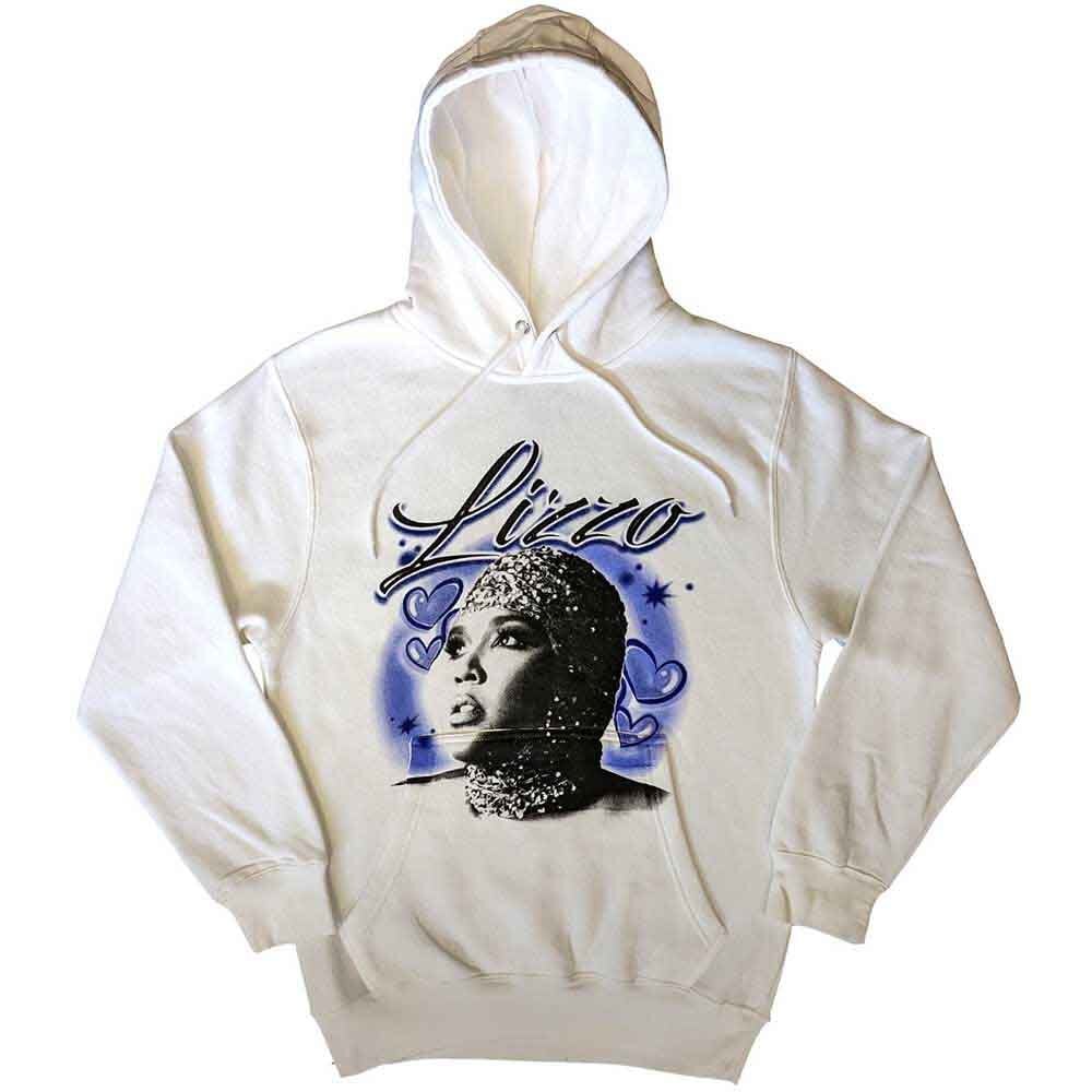Capuchon Lizzo Special Hearts Airbrush White S Capuchon