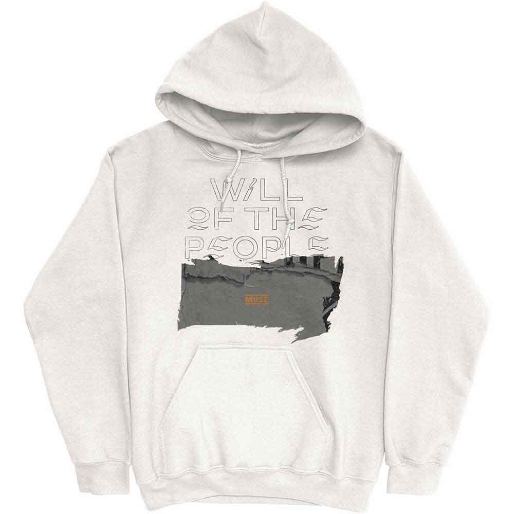 Hoodie Muse Will Of The People White L Hoodie