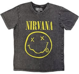 Camiseta de manga corta Nirvana Yellow Happy Face