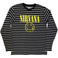 Kapuco Nirvana Yellow Happy Face Striped Black & White 2XL Kapuco