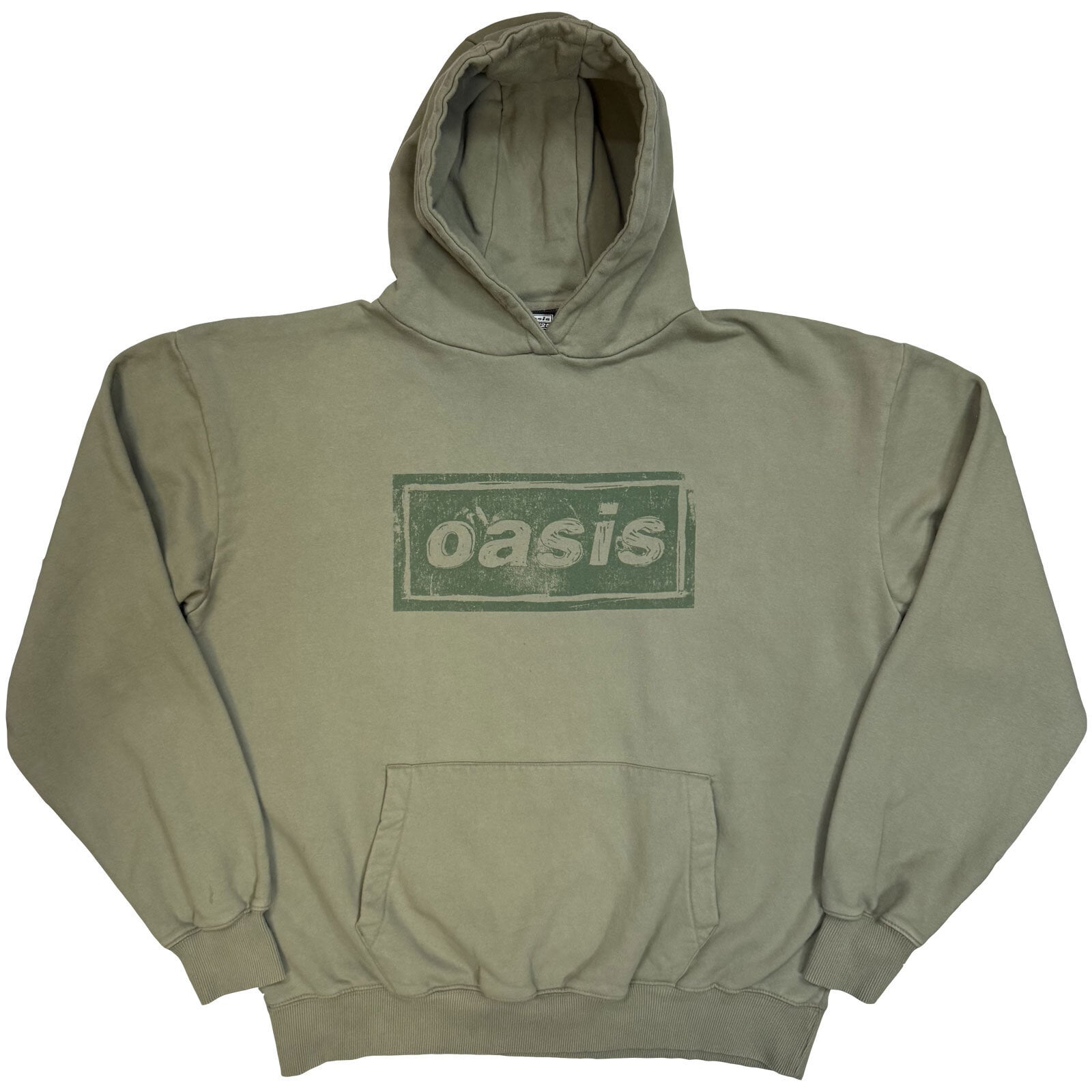 Hoodie Oasis Lino Logo (Ex-Tour) Green M Hoodie