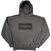 Hoodie Oasis Lino Logo (Ex-Tour) Charcoal Grey XL Hoodie