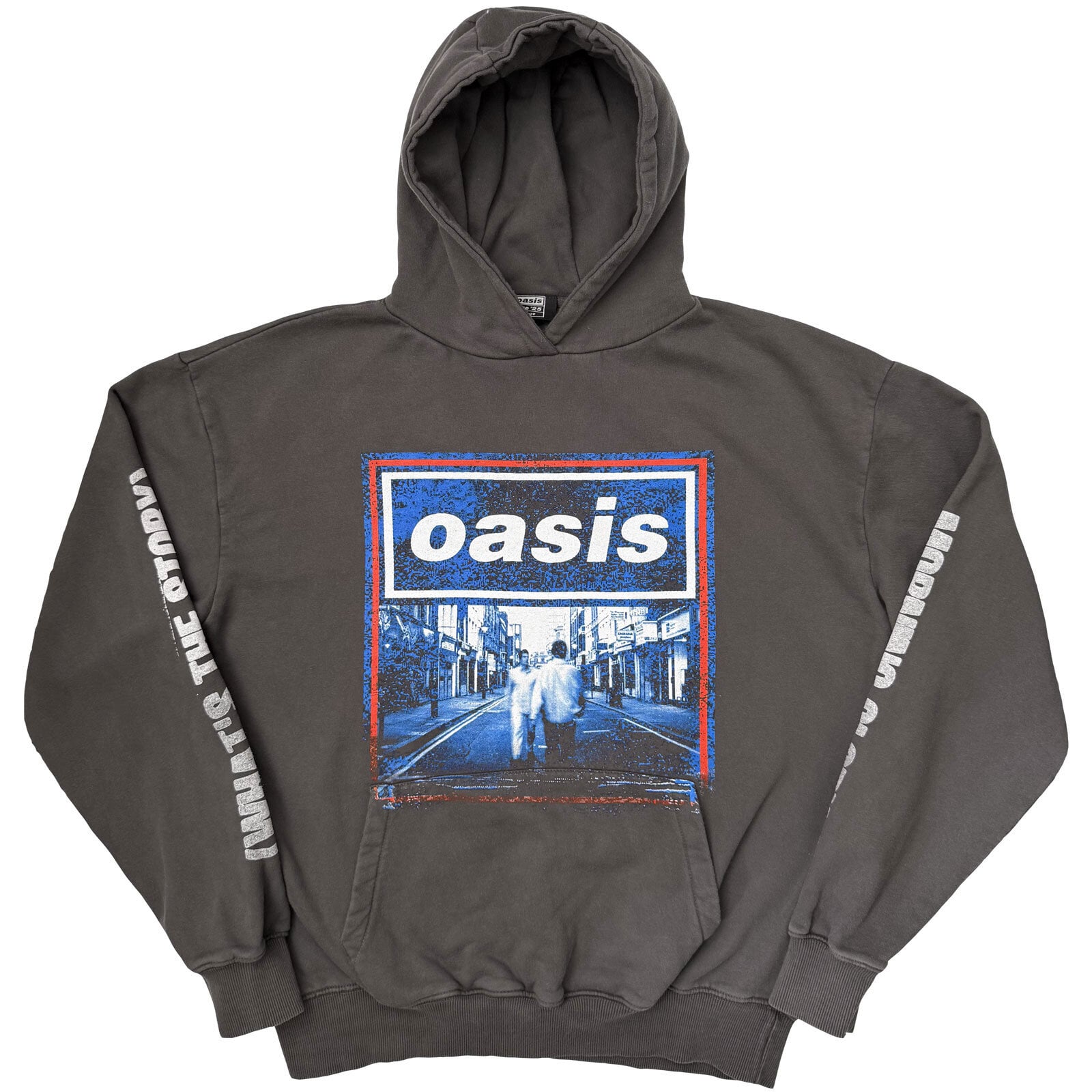 Hoodie Oasis What's The Story Blue Tone (Ex-Tour) Charcoal Grey S Hoodie