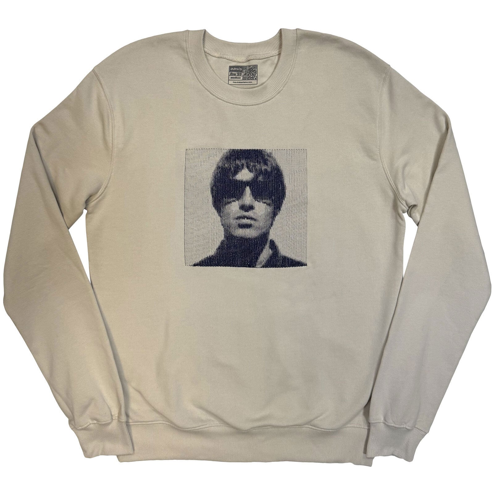 Kapuco Oasis Liam Embroidered Portrait (Ex-Tour) Cream S Kapuco