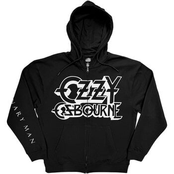 Hoodie Ozzy Osbourne Tattoo Bat (Back & Sleeve Print) Black L Hoodie - 1