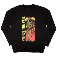 Kapuco Pierce The Veil Wavy Skeleton Black S Kapuco