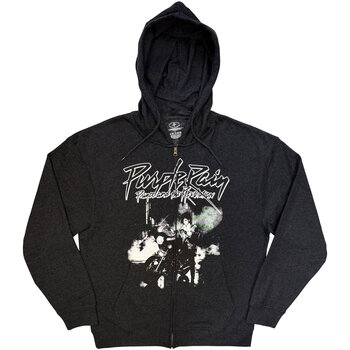 Hoodie Prince Purple Rain Mono Charcoal Grey S Hoodie - 1