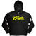 Hoodie Rob Zombie Die Twice (Back & Sleeve Print) Black M Hoodie