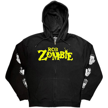 Kapuco Rob Zombie Die Twice (Back & Sleeve Print) Black 2XL Kapuco - 1