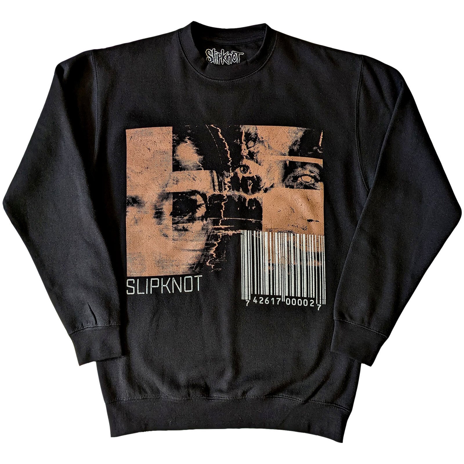 Kapuco Slipknot The End, So Far Faces & Barcode (Back Print) Black M Kapuco