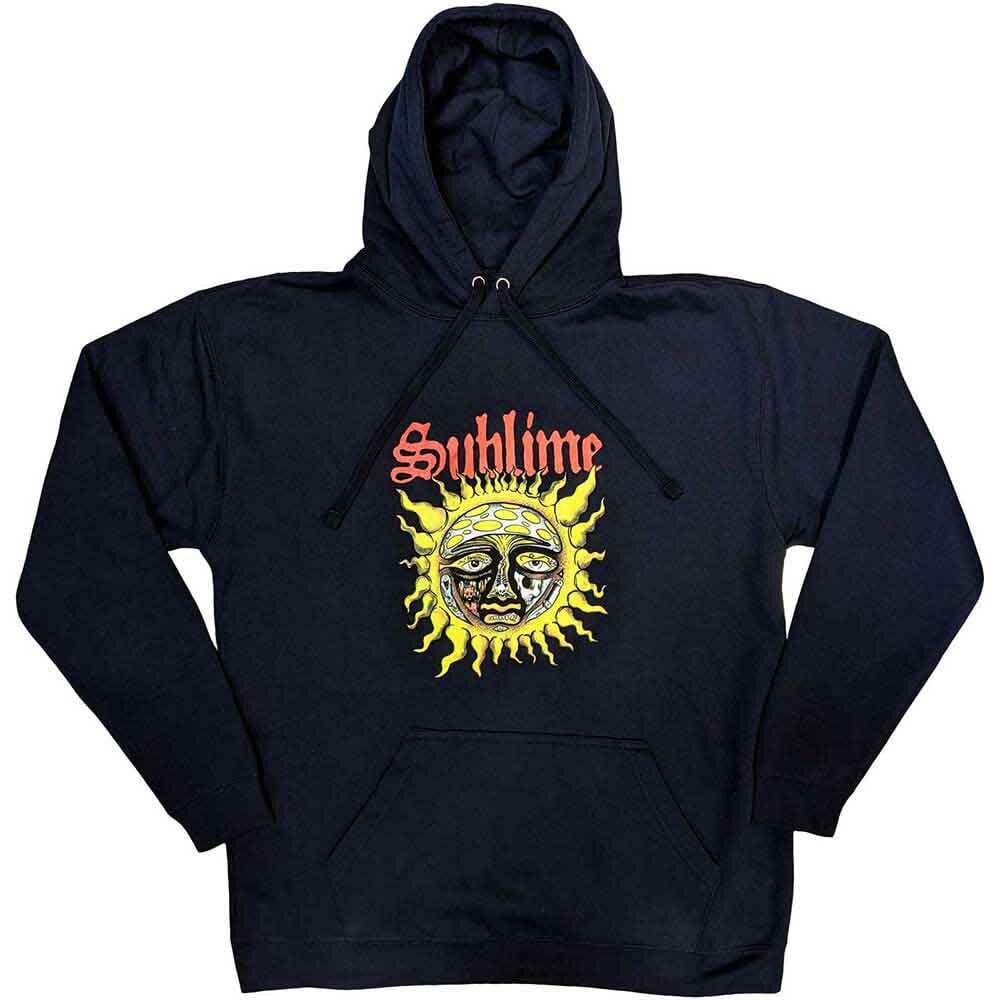 Hoodie Sublime Yellow Sun Navy Blue M Hoodie