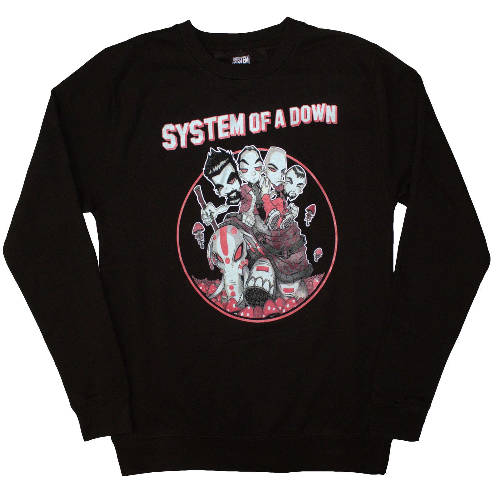 Kapuco System of a Down Mushroom People Black 2XL Kapuco