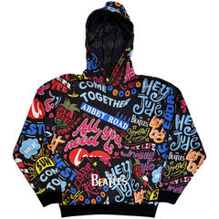 Kapuco The Beatles Song Titles (All Over Print) Black L Kapuco