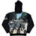 Kapuco The Beatles Abbey Road (All Over Print) Black XL Kapuco