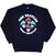 Толстовка з капюшоном The Beatles Xmas Hats Navy Blue L Толстовка з капюшоном