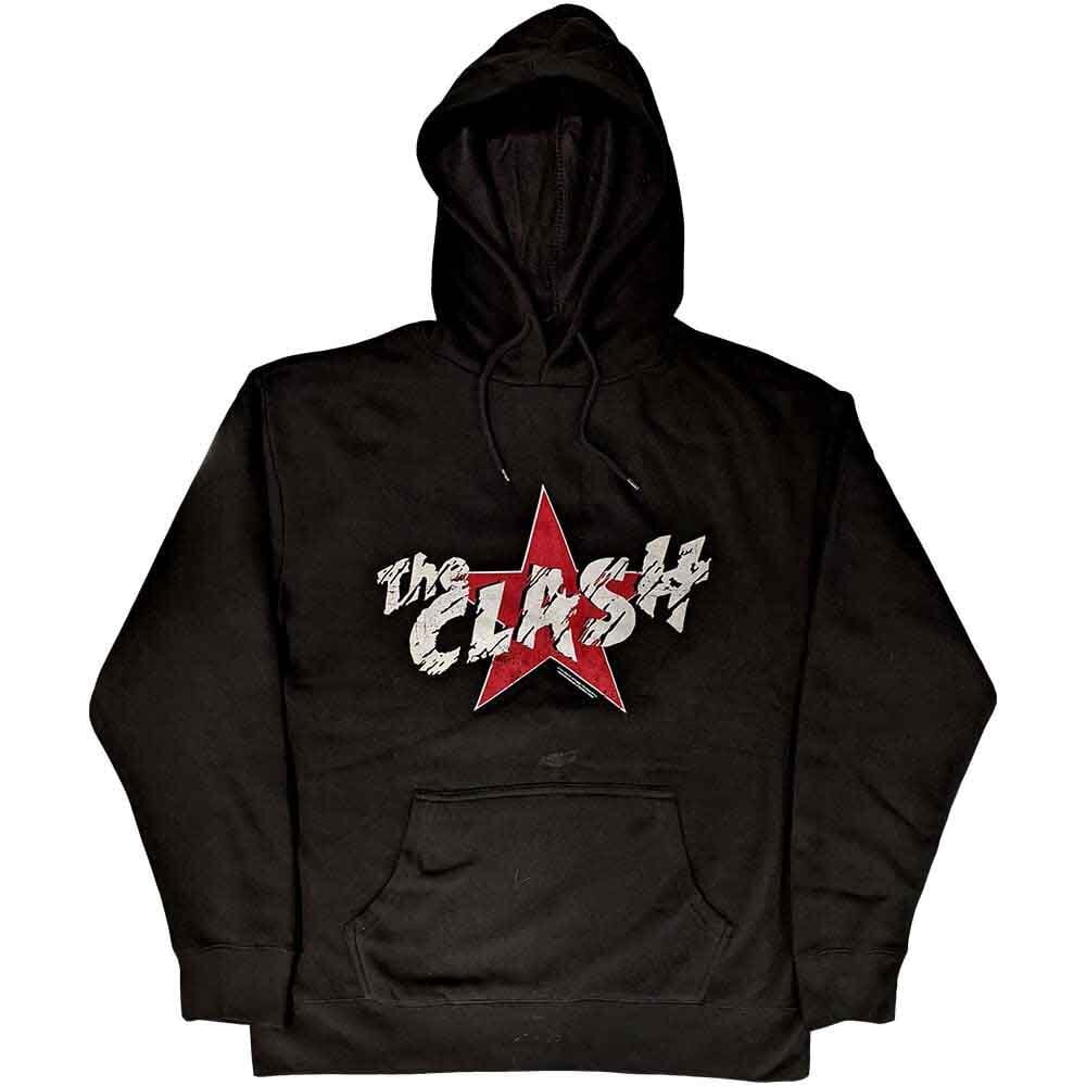 Hoodie The Clash Star Logo Black M Hoodie