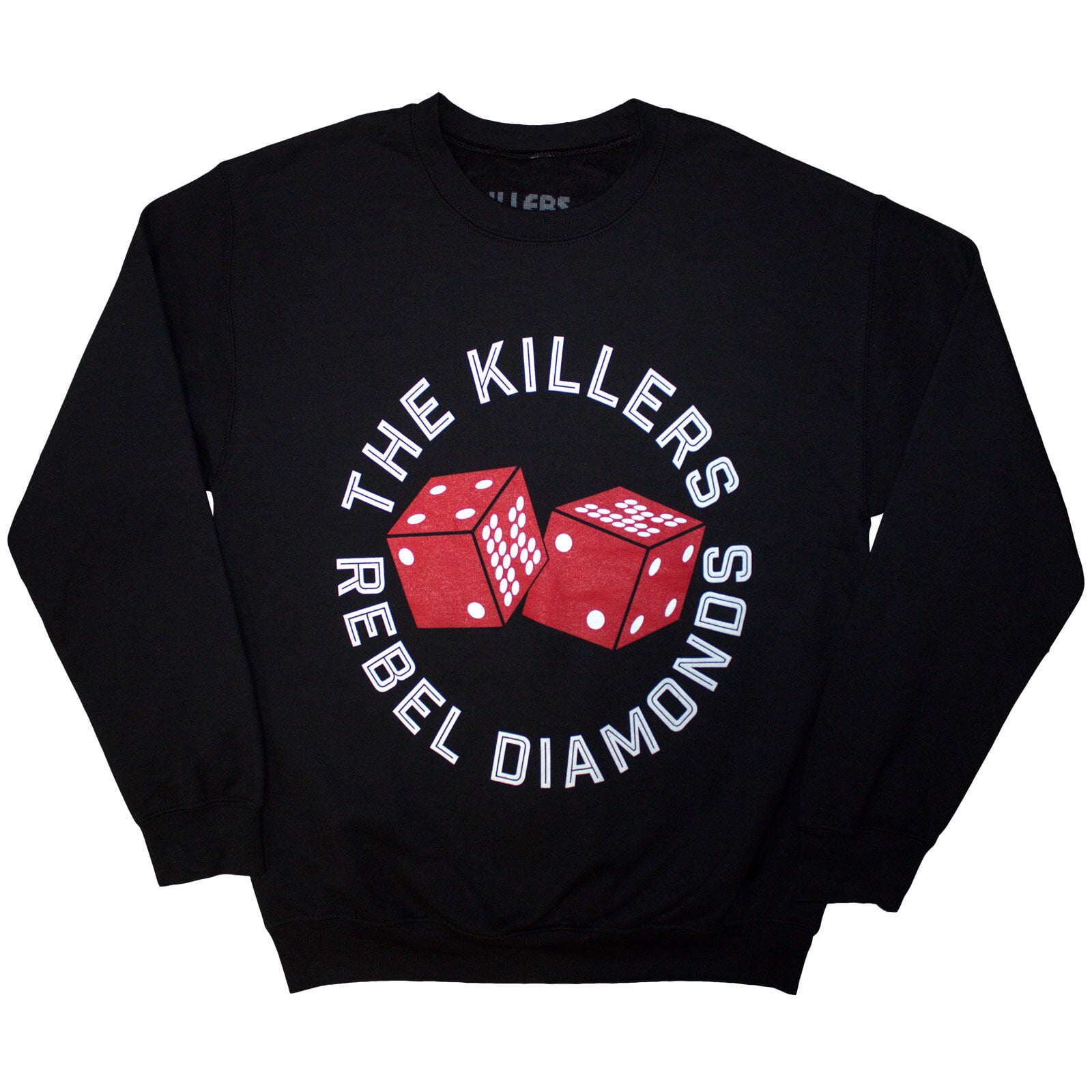 Hoodie The Killers Tour '24 Rebel Diamonds Dice (Ex-Tour) Black 2XL Hoodie