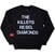 Hoodie The Killers Tour '24 Rebel Diamonds Stacked (Ex-Tour) Black S Hoodie