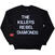 Kapuco The Killers Tour '24 Rebel Diamonds Stacked (Ex-Tour) Black 2XL Kapuco