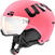 Capacete de esqui UVEX Hlmt 500 Visor Ski Helmet Pink Mat 55-59 cm 19/20