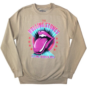 Дреха с качулка The Rolling Stones It's Only R 'n R (Oversized) Sand L Дреха с качулка - 1